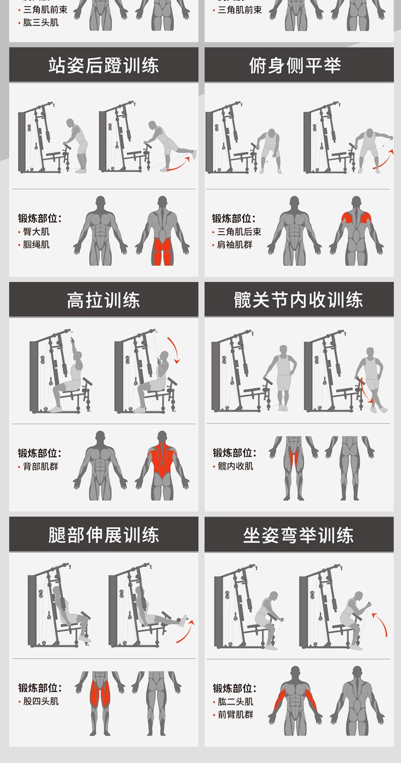 室内健身器材-综合训练器SH-G5201 室内健身器材-综合训练器SH-G5201